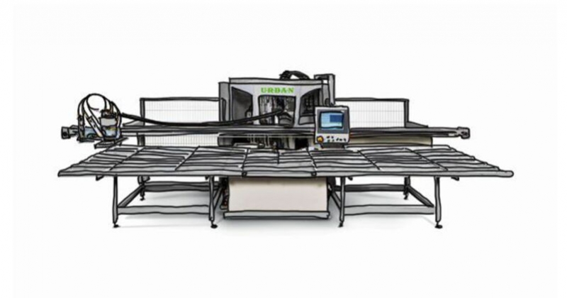 Single Corner Cleaning machine