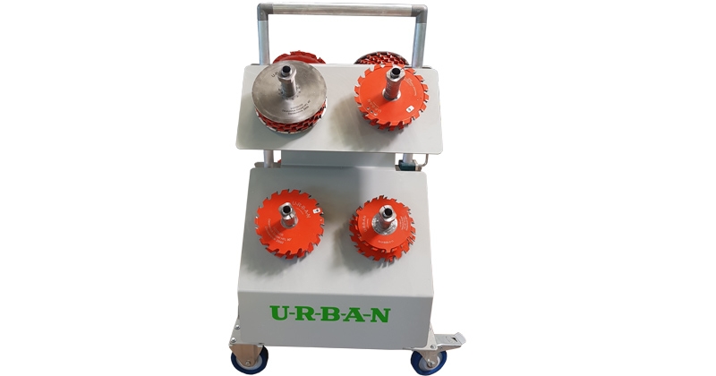 Milling cutter trolley